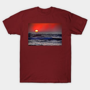 Morocco. Casablanca. Atlantic Ocean. Sunset. T-Shirt